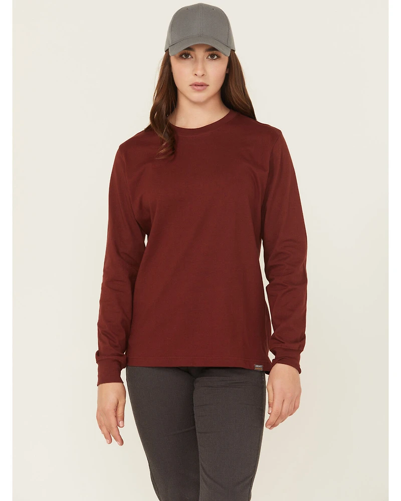 Ariat Women's Rebar Cotton Strong Workshop Logo Long Sleeve Graphic Tee