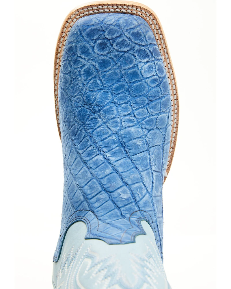 El Dorado Men's Exotic American Alligator Western Boots