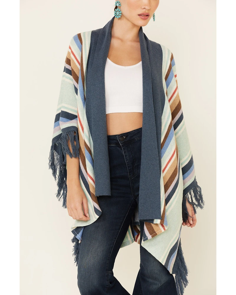 Tasha Polizzi Women's Topaz Ventura Serape Kimono Cardigan