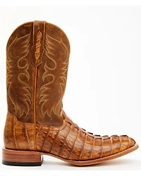 Cody James Men's Caiman Cognac 12" Exotic Western Boots - Broad Square Toe