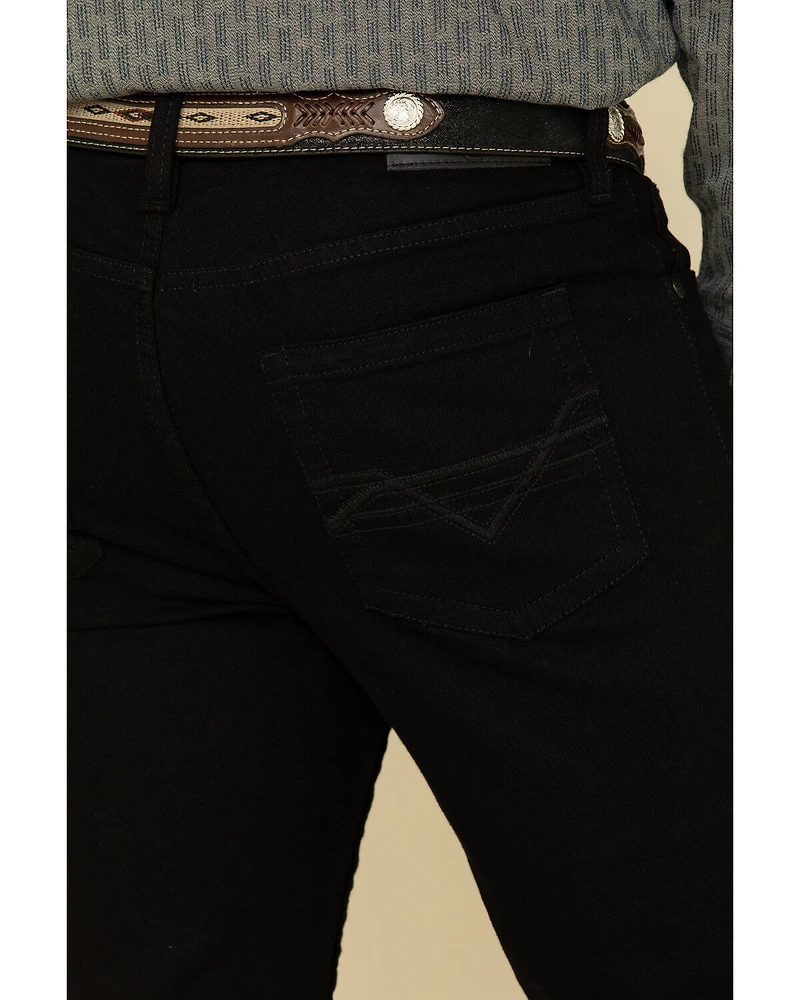 Cody James Men's Night Rider Wash Jackson Slim Stackable Straight Stretch Denim Jeans