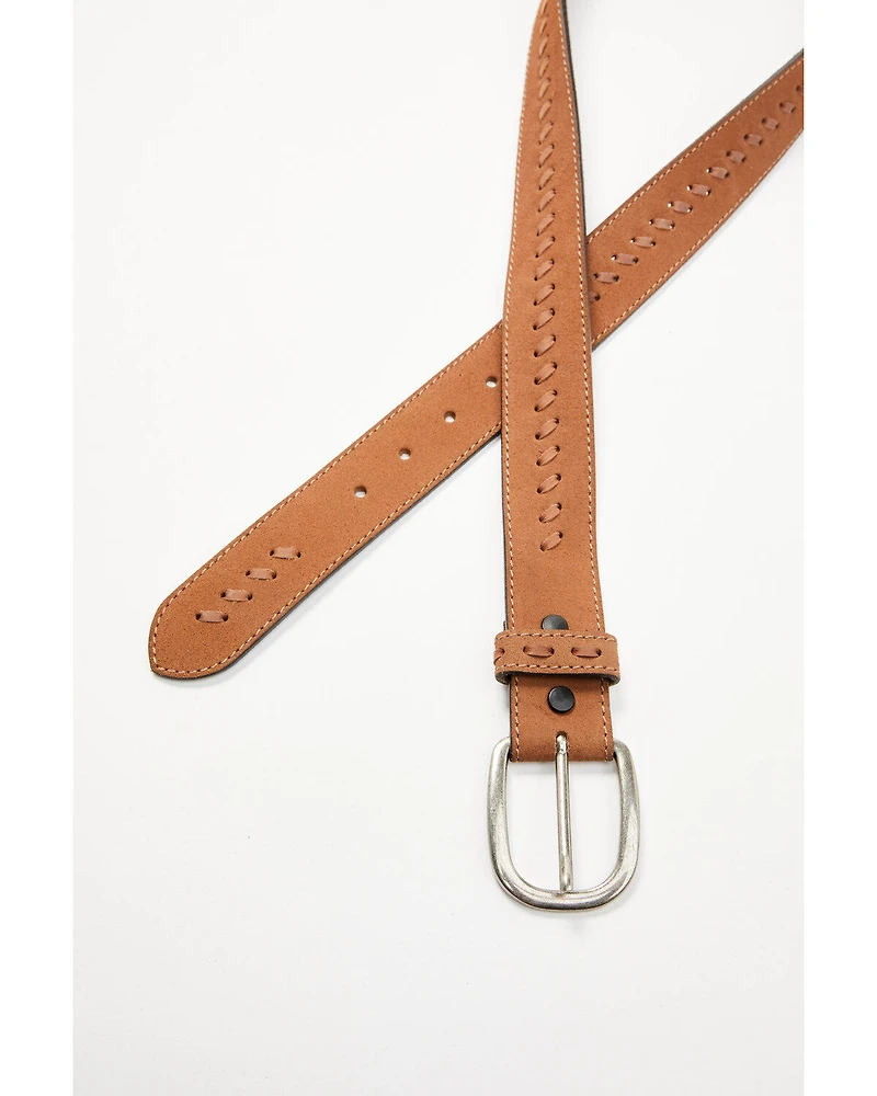 Cowgirls Rock Women's Solid Perforated Belt