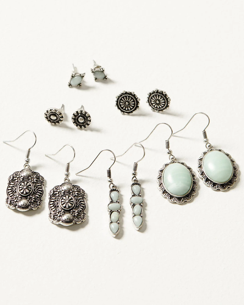 Shyanne Women's Luna Bella Earring Set - 6 Piece