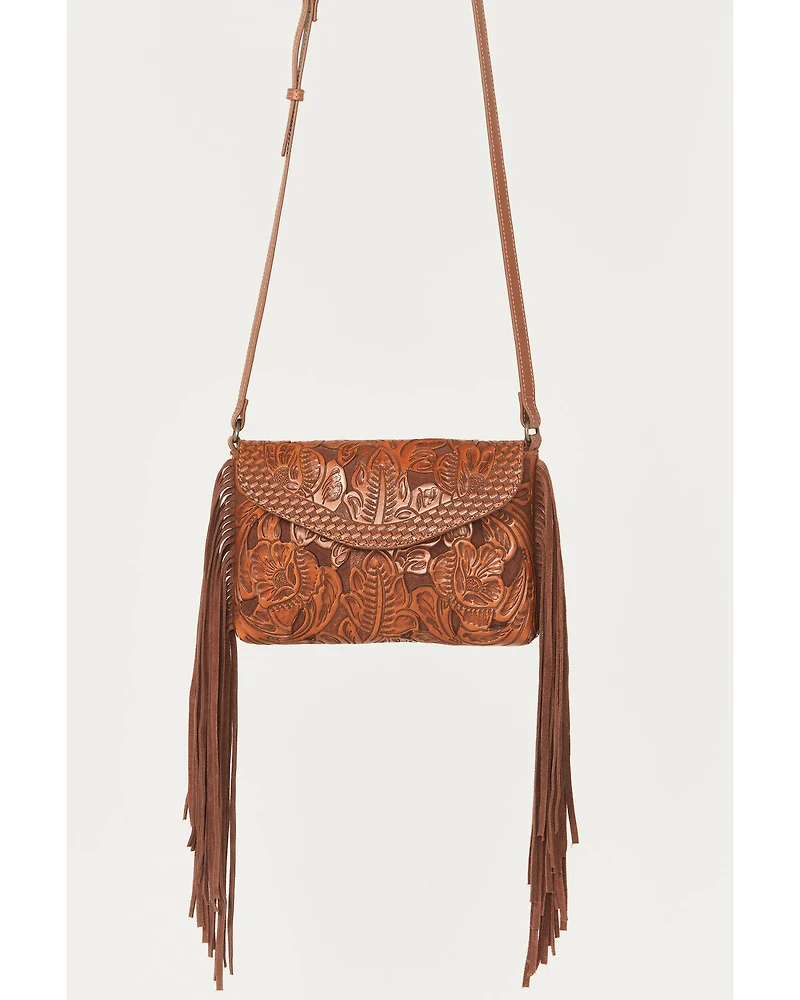 Shyanne Women's Wrenlee Tooled Underlay Crossbody Bag