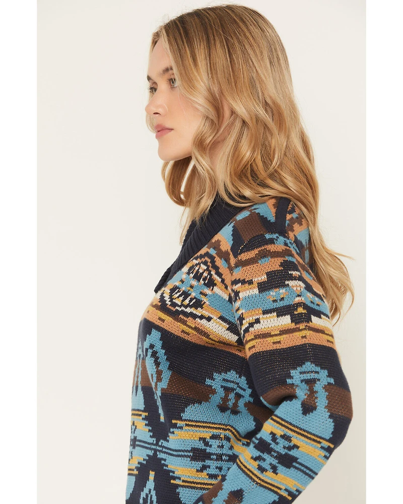 Shyanne Women's Southwestern Print Knit Sweater