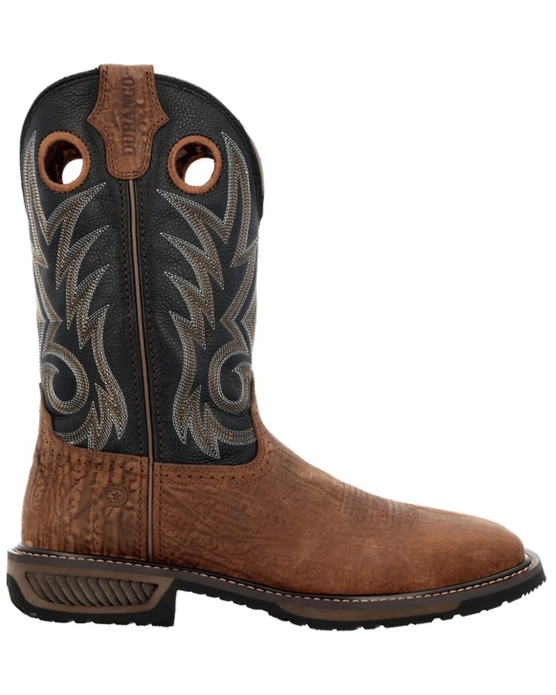 Durango Men's Workhorse Pull On Western Work Boots - Steel Toe