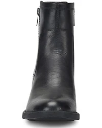 Born Women's Rigby Double Zipper Booties - Round Toe