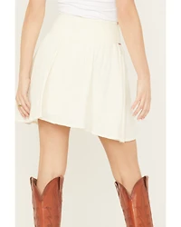 Rock & Roll Denim Women's Boot Stitch Embroidered Mini Skirt