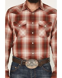 Pendleton Men's Frontier Plaid Print Long Sleeve Snap Western Shirt