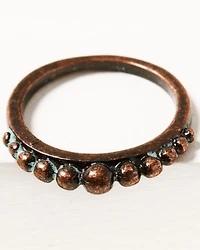 Shyanne Women's Bronze & Turquoise 4-Piece Ring Set