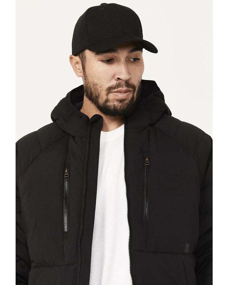 Brothers and Sons Men's Down Hooded Jacket