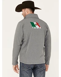 Cowboy Hardware Men's Fuerte Mexico Flag Softshell Jacket