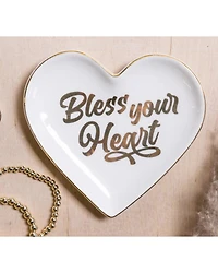 Totalee Gift Bless Your Heart Trinket Tray