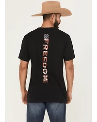 Ariat Men's Freedom Stripe Short Sleeve Graphic T-Shirt