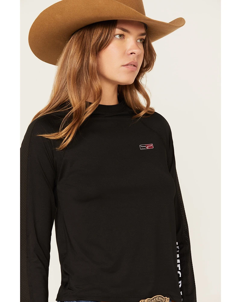Kimes Ranch Women's KR1 Tech Logo Long Sleeve Tee