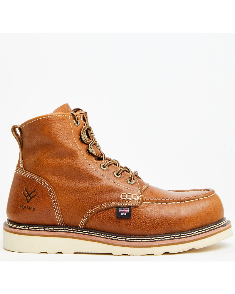 Hawx Men's 6" USA Pitstop Wedge Work Boots - Composite Toe