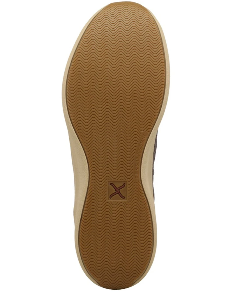 Twisted X Men's Feather X™ Caiman Print Casual Shoes - Moc Toe