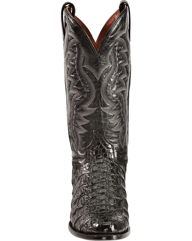 Dan Post Men's Flank Exotic Caiman Western Boots - Round Toe