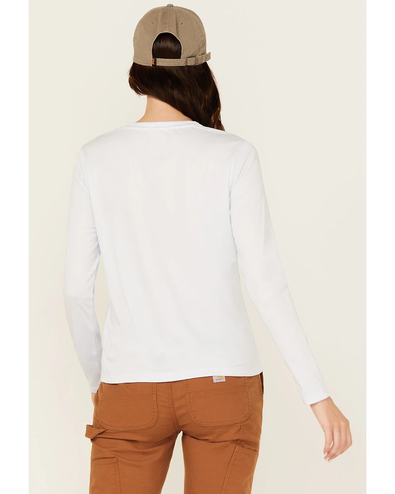 Carhartt Women's Force® Sun Defender Lightweight Long Sleeve Graphic Work T-Shirt