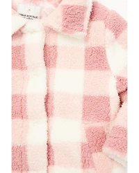 Urban Republic Toddler Girls' Plaid Print Snap Shacket
