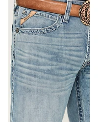 Ariat Men's M4 Corona Marston Light Wash Relaxed Straight Rigid Jeans
