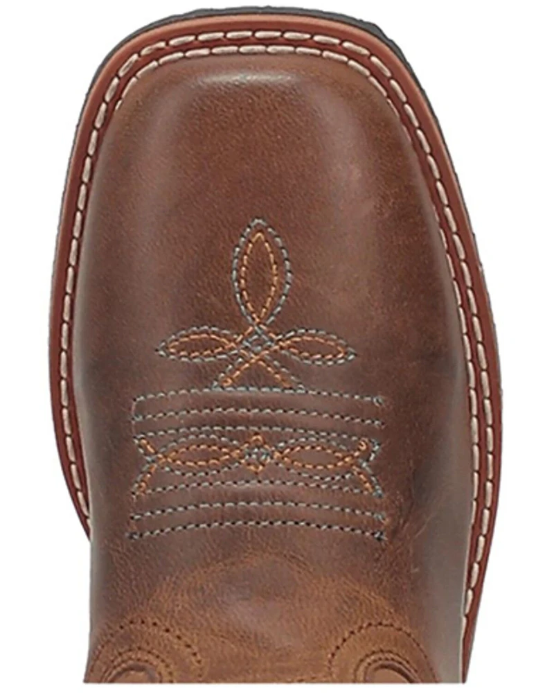 Dan Post Little Girls' Starr Western Boots - Broad Square Toe