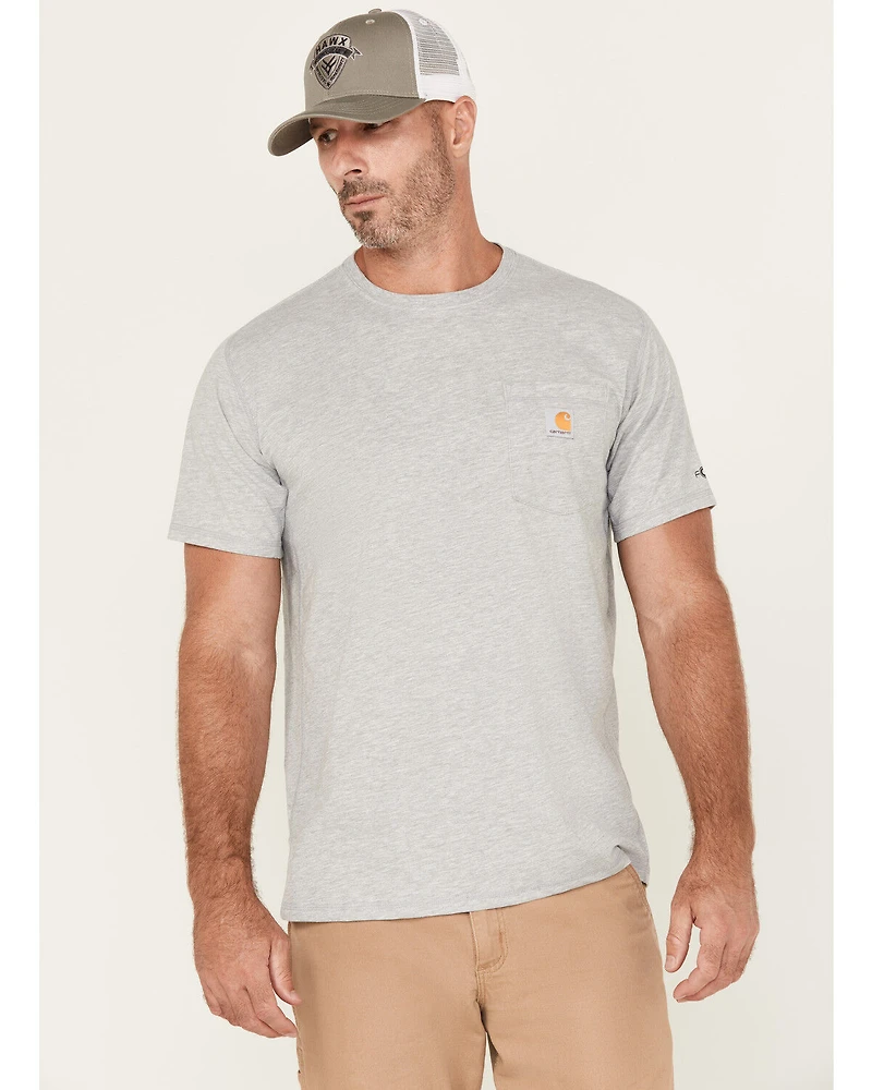 Carhartt Men's Force Relaxed Midweight Logo Pocket Work T-Shirt