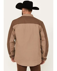 Wrangler Men's Quilted Lined Canvas Jacket