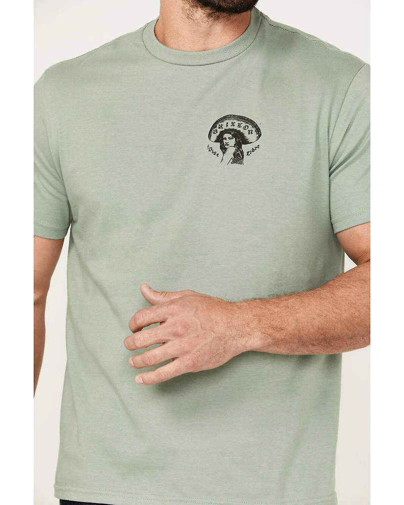 Brixton Men's Vive Libre Short Sleeve Graphic T-Shirt