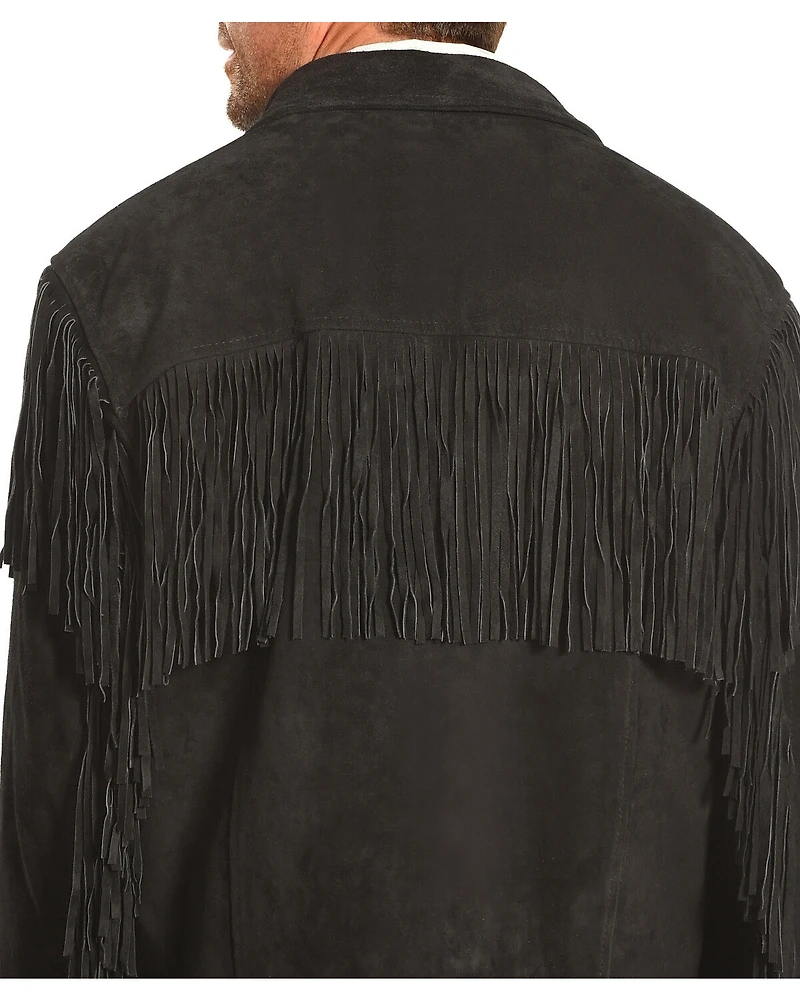 Liberty Wear Men's Suede Fringe Western Jacket