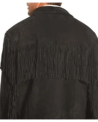 Liberty Wear Men's Suede Fringe Western Jacket