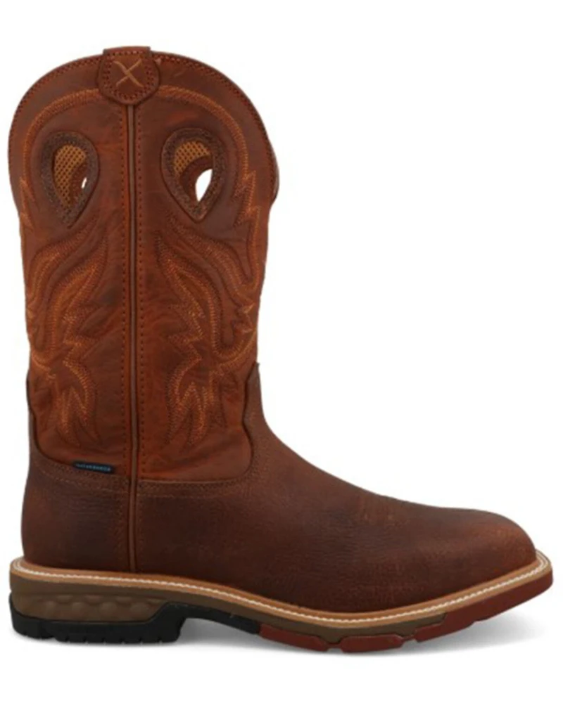 Twisted X Men's 12" Waterproof Western Work Boots - Nano Toe