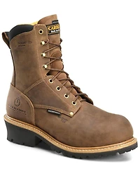 Carolina Men's 8" Poplar Insulated Waterproof Logger Work Boots - Composite Toe