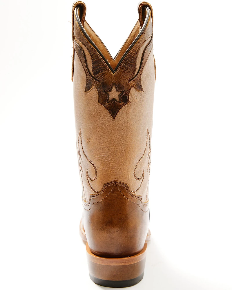 Moonshine Spirit Men's Showtime Inlay Western Boots - Square Toe