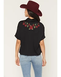 Idyllwind Women's Songwriter Short Sleeve Snap Sateen Western Shirt