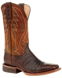 Durango Men's Arena Pro Exotic Caiman Skin Western Boots - Square Toe