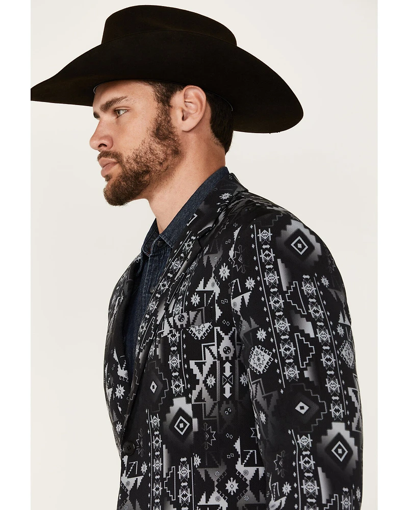 Rock & Roll Denim Men's Southwestern Print Sportcoat