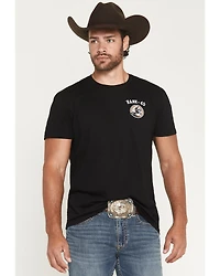 RANK 45® Men's Bandana Square Short Sleeve Graphic T-Shirt