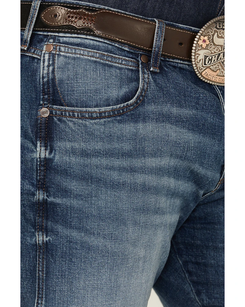 Wrangler Retro Men's Bryson Medium Wash Slim Bootcut Stretch Denim Jeans