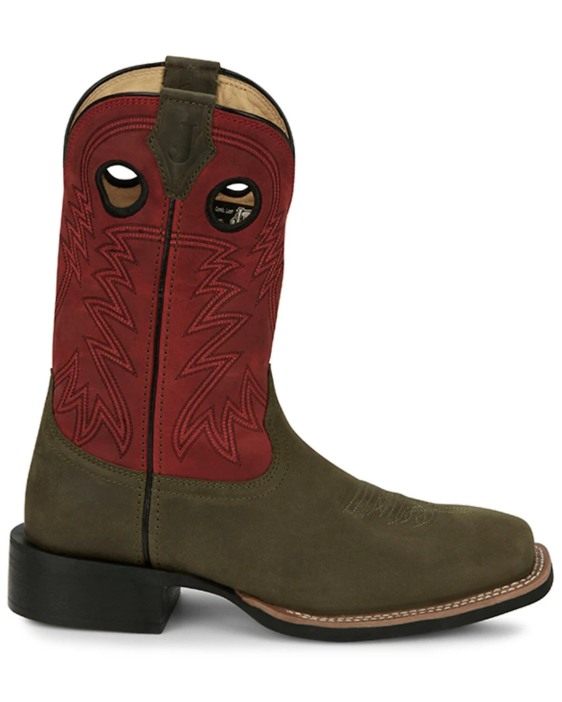 Justin Men's Show Stopper Wester Boots - Broad Square Toe