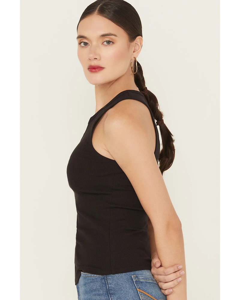 Idyllwind Women's Rhinestone Chain Ribbed Tank