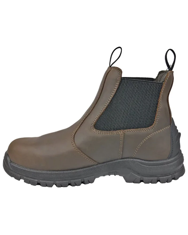 Hoss Men's Met Guard Waterproof Cheslea Work Boots - Composite Toe
