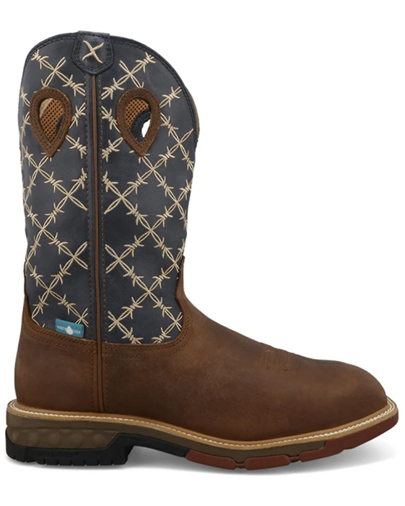 Twisted X Men's Waterproof Pull-On Work Boots - Nano Composite Toe