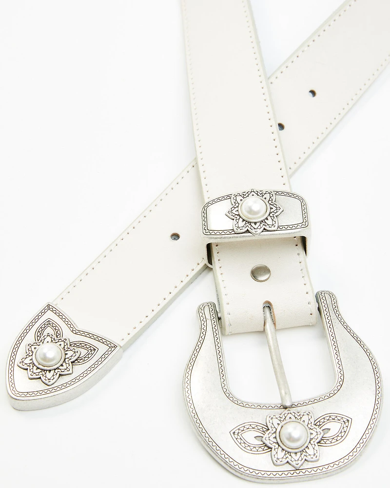 Shyanne Women's Pearl Bridal Belt