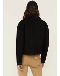 Carhartt Women's Rugged Flex® Loose Fit Canvas Sherpa Lined Work Jacket