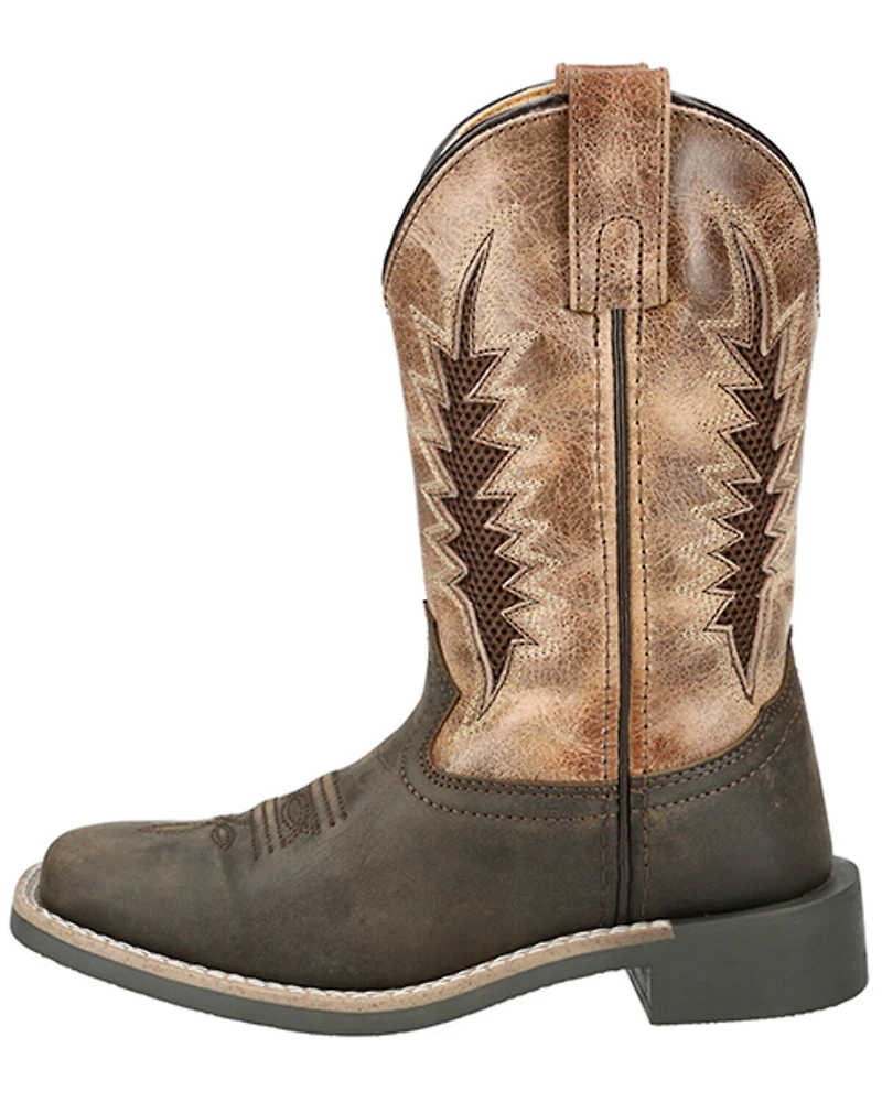 Smoky Mountain Little Boys' Desperado Western Boots - Broad Square Toe