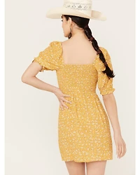 Beyond The Radar Women's Floral Print Mini Dress
