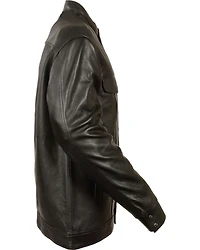 Milwaukee Leather Men's Black Club Style Shirt Jacket - Big 5X