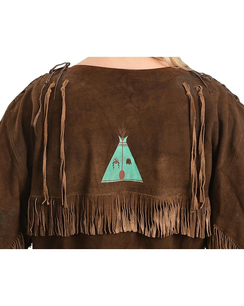 Kobler Leather Picachu Fringe Shirt