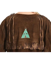 Kobler Leather Picachu Fringe Shirt
